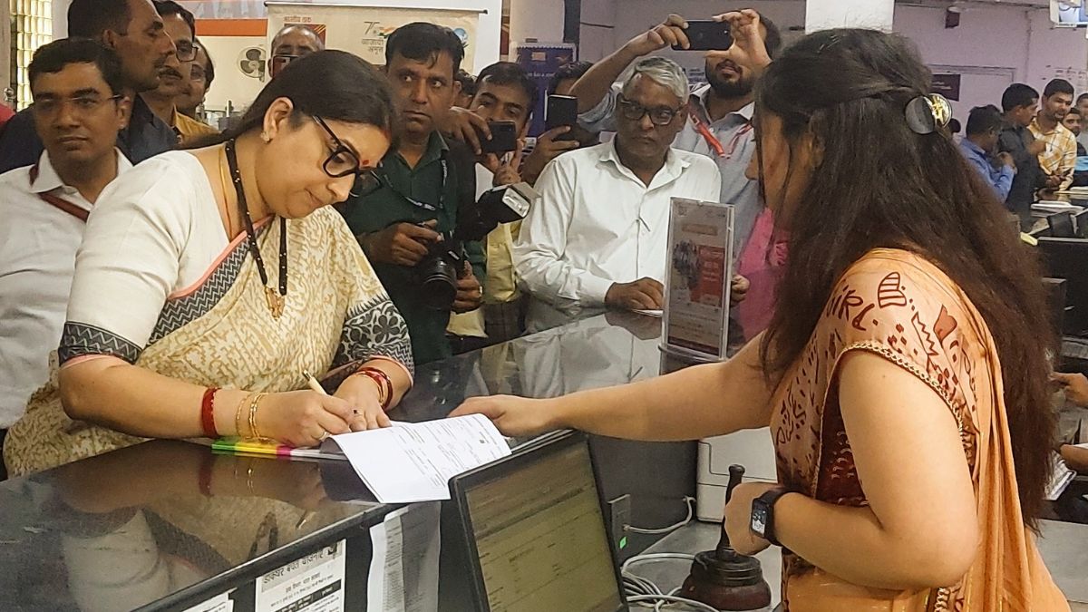 Union Minister Smt Smriti Irani opens Mahila Samman Saving Certificate Account; paves way for empowering women through post offices