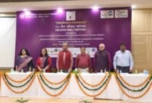 Shri Atul Kumar Tiwari addresses the valedictory session of the ‘100 Days Skill Festival’ organised by University of Delhi