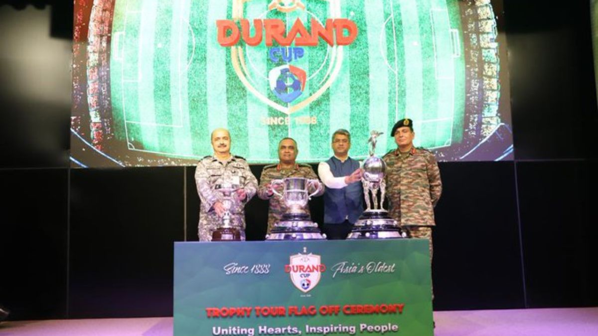 DURAND CUP ‘TROPHY TOUR’ FLAGGED OFF BY THE SERVICE CHIEFS