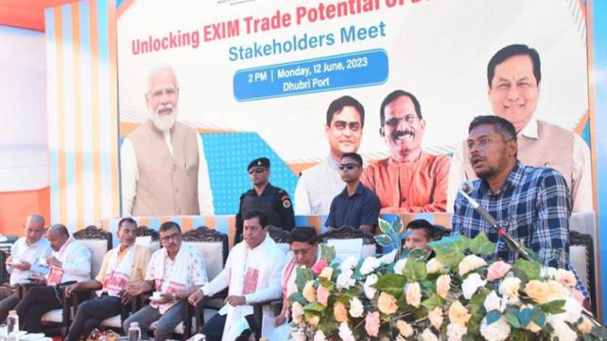 Shri Sarbananda Sonowal participates in the Stakeholders Meet to Unlock EXIM trade potential of Dhubri Port