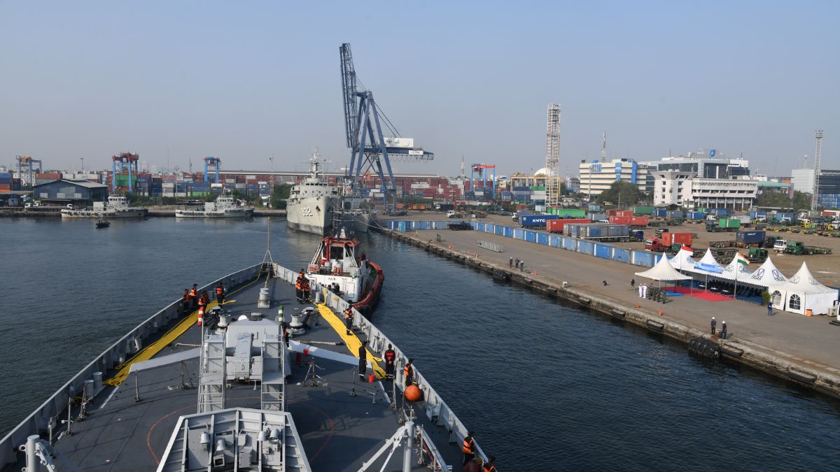 INS SAHYADRI AND INS KOLKATA TO JAKARTA, INDONESIA