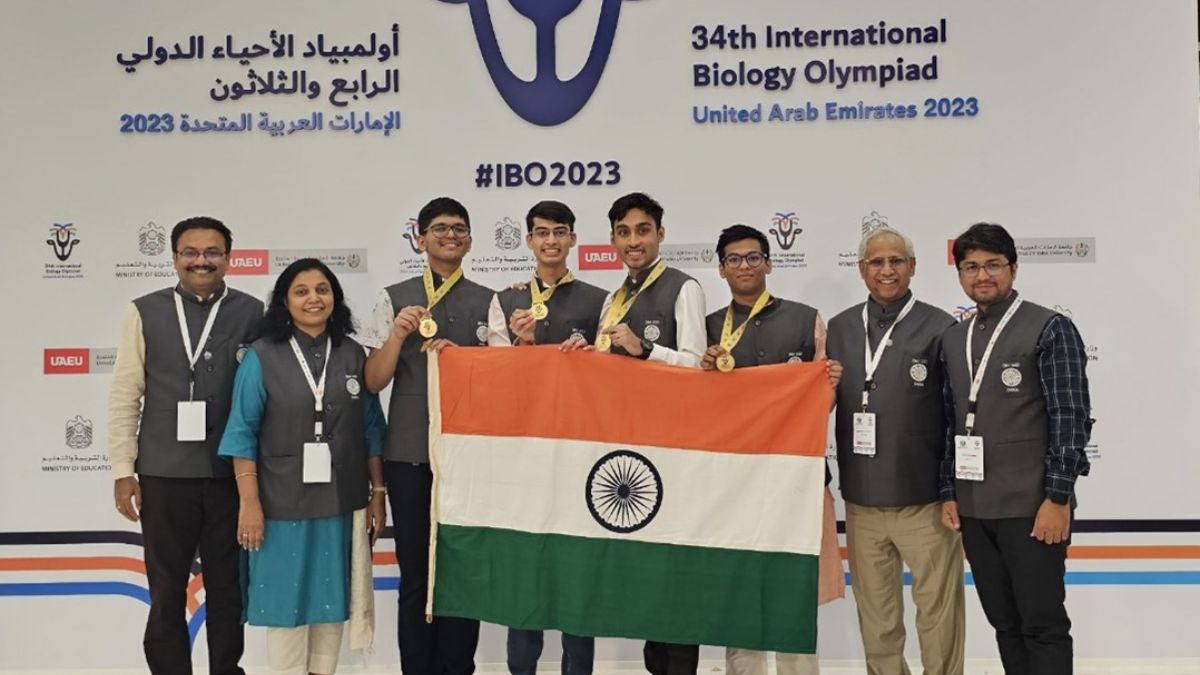 India tops the medal tally at the 34th International Biology Olympiad, UAE