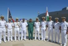 PORT CALL OF INS SAHYADRI AND INS KOLKATA TO PORT MORESBY, PAPUA NEW GUINEA