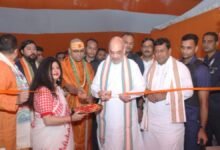Shri Amit Shah yesterday inaugurated a Shri Ram Temple-themed Durga Puja pandal in Sealdah, West Bengal
