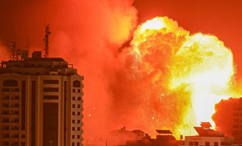 'Hush' among the Arab countries as Israel resumes the bombing of Gaza.