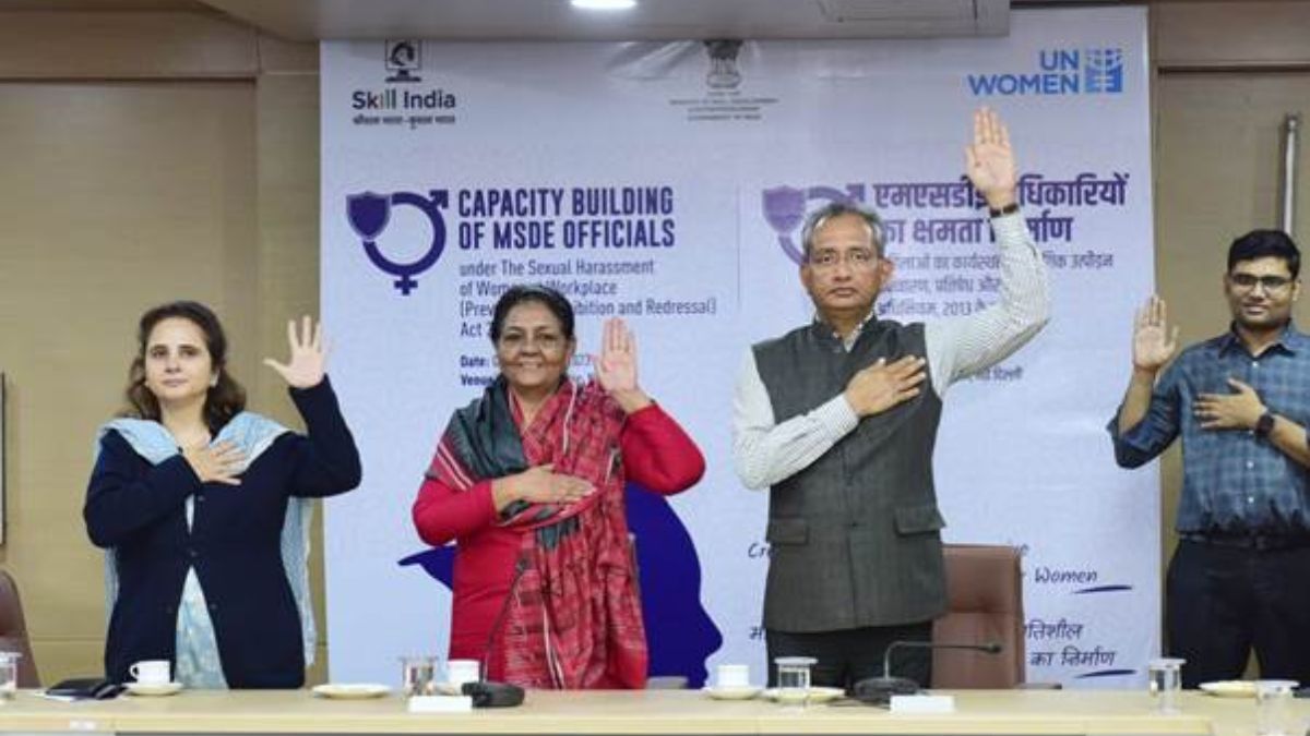 MSDE organises a two-day capacity-building programme for its officials to stop sexual harassment of women in the workplace