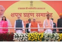 PM congratulates Shri Bhajan Lal Sharma on taking oath as Chief Minister of Rajasthan