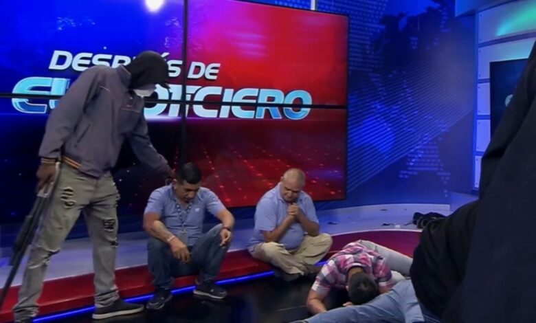 Ecuador TV Studio Seized by Armed Gunmen: A Terrifying Act of Terrorism Unfolds Live