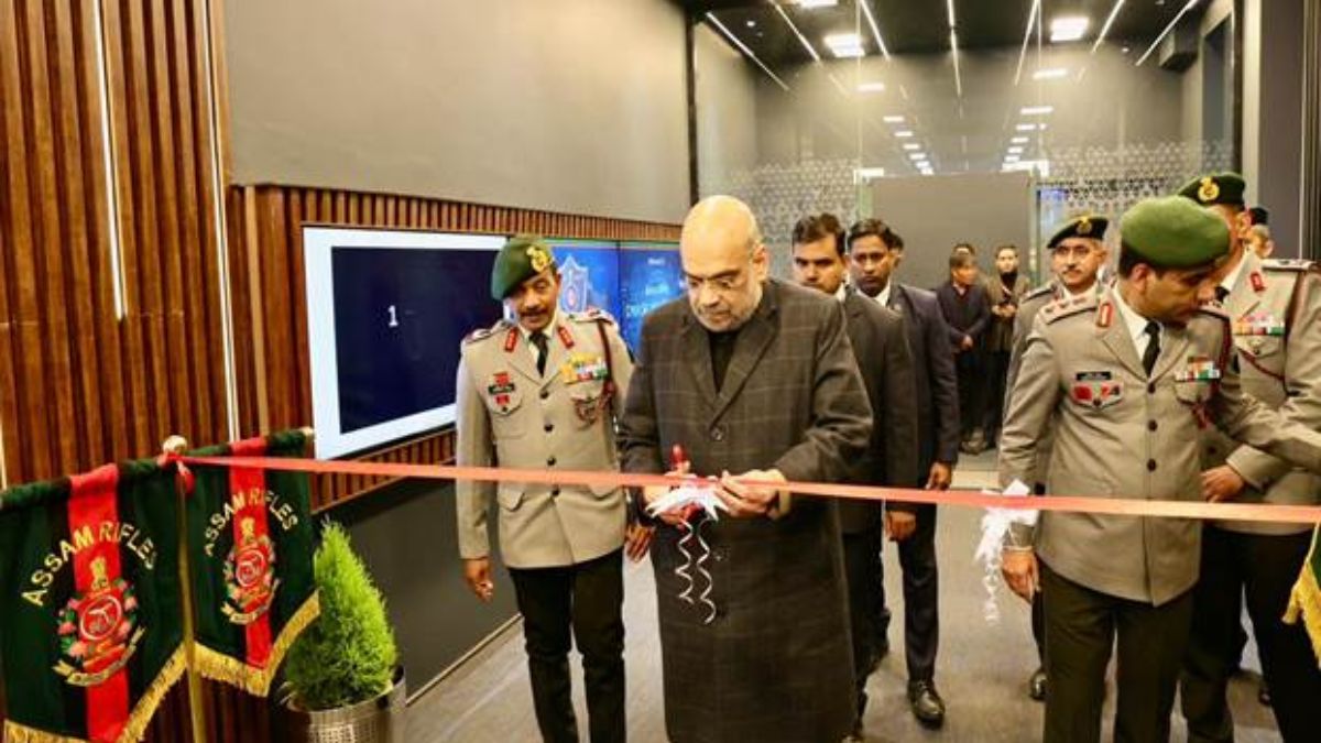 Shri Amit Shah inaugurates the Cyber Security Operations Centre in Assam Rifles Headquarters at Shillong