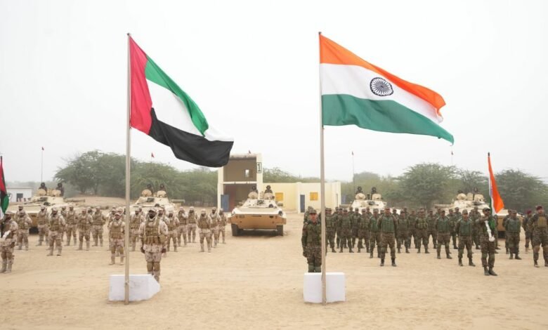 India - UAE Joint Military Exercise for Shared Security and Fostering Relationship