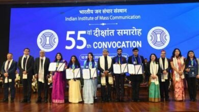700-plus students receive PG Diplomas, at the 55th Convocation of the Indian Institute of Mass Communication (IIMC)