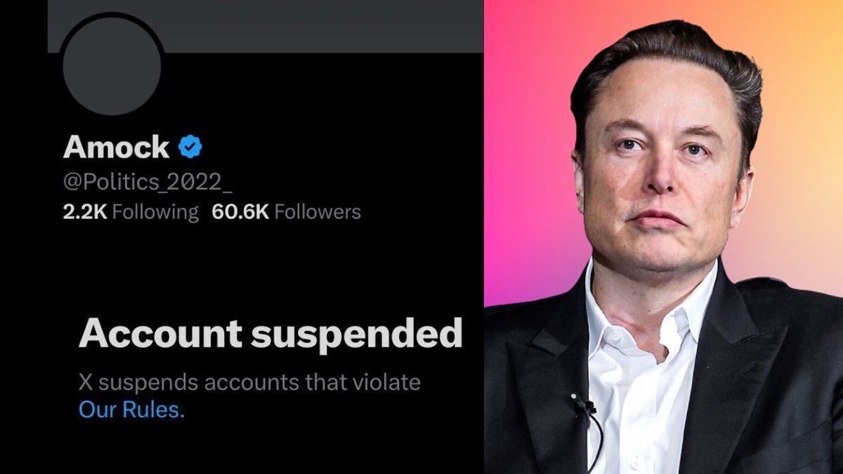 Outcry Erupts as Amock @Politics_2022_ Account Gets Suspended on X; Calls Mount for Elon Musk's Intervention