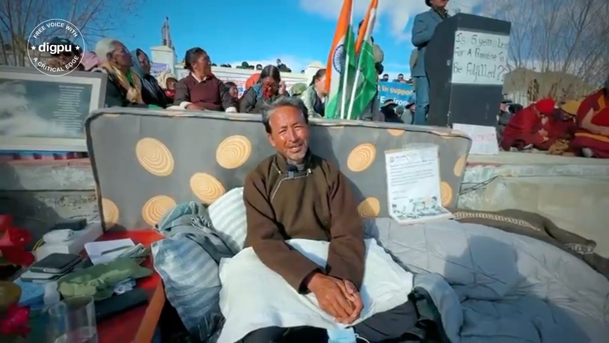 Sonam Wangchuk Concludes 21-Day Climate Fast with a Gathering of 6000 Supporters