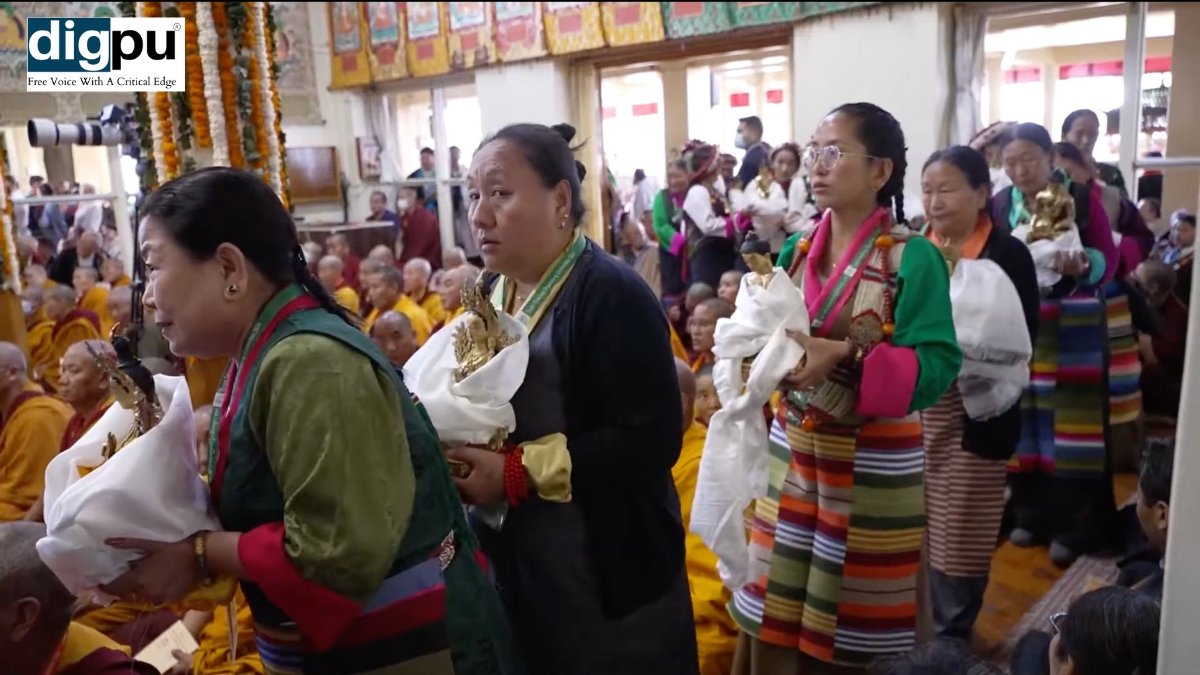 His Holiness the Dalai Lama Graciously Receives Long-Life Ceremony Amidst Joyful Celebration
