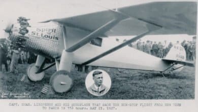 The First Transatlantic Flight by Charles Lindbergh