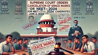 Supreme Court Orders Cancellation of Grace Marks for NEET-UG 2024 Candidates Amid Controversy
