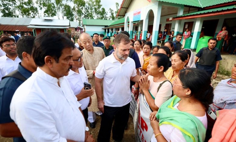 Rahul Gandhi's Persistent Call for Peace in Manipur: A Challenge to PM Modi's Silence