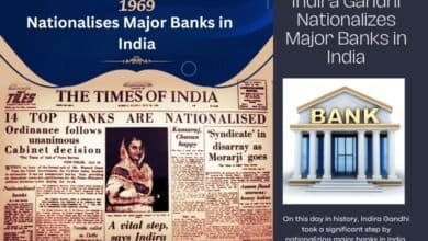 Historic Move Indira Gandhi Nationalizes Major Banks in India (1)