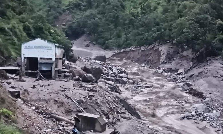 Heavy Flooding in Himachal Pradesh After Cloudburst: 52 Missing, 3 Dead