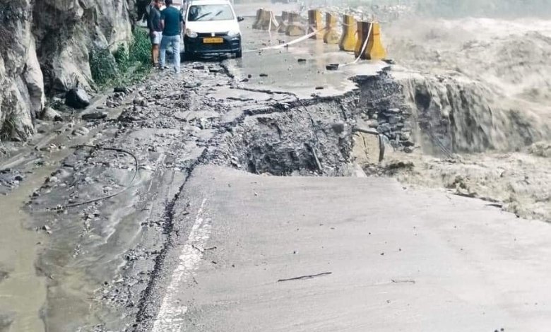 Heavy Flooding in Himachal Pradesh After Cloudburst: 52 Missing, 3 Dead
