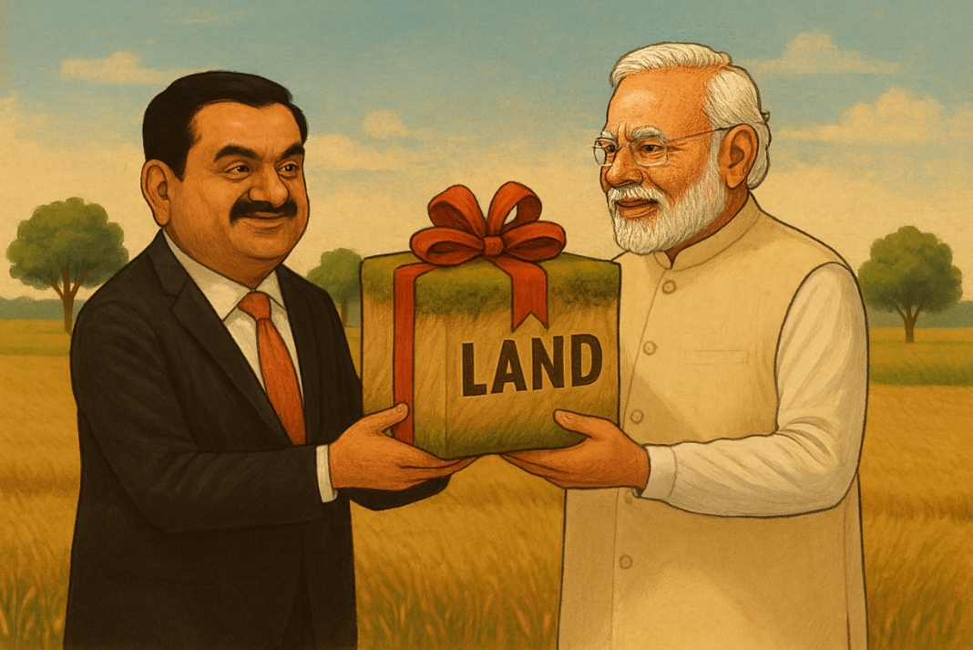 Bihar’s 1,050 Acres in Bhagalpur Leased to Adani for ₹1 a Year: Congress Slams PM Modi