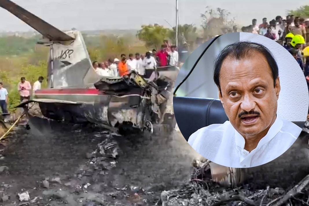 Maharashtra Dy CM Ajit Pawar Dies in Baramati Plane Crash; Five Killed