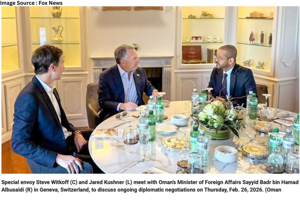 In February 2026, three rounds of quiet diplomatic talks took place between American and Iranian representatives. The discussions were mediated by officials from Oman. 