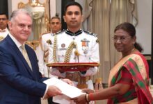 Evagoras Vryonides, High Commissioner of the Republic of Cyprus at Rashtrapati Bhavan