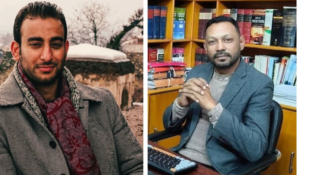 Journalist Irfan Mehraj  and Journalist Dilwar Hussain Mozumder