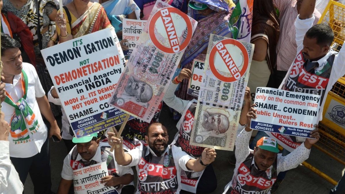 Protest against Demonetisation 