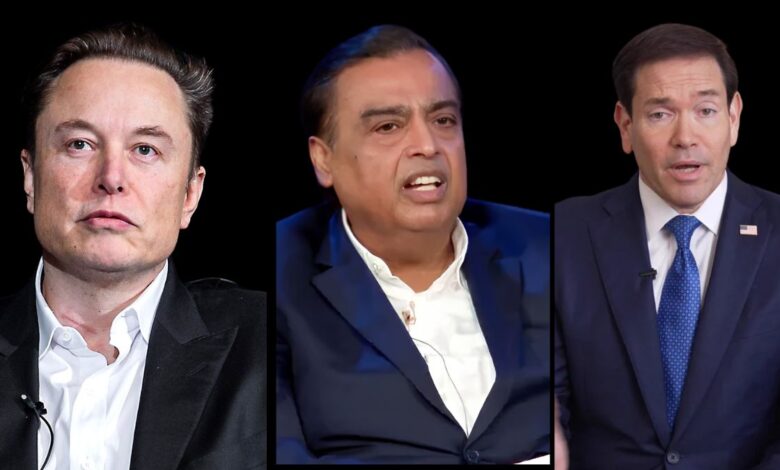 Marco Rubio’s Mumbai Visit Is Mukesh Ambani Blocking Starlink